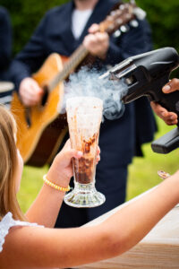 Magical ice creams at a children's party.
