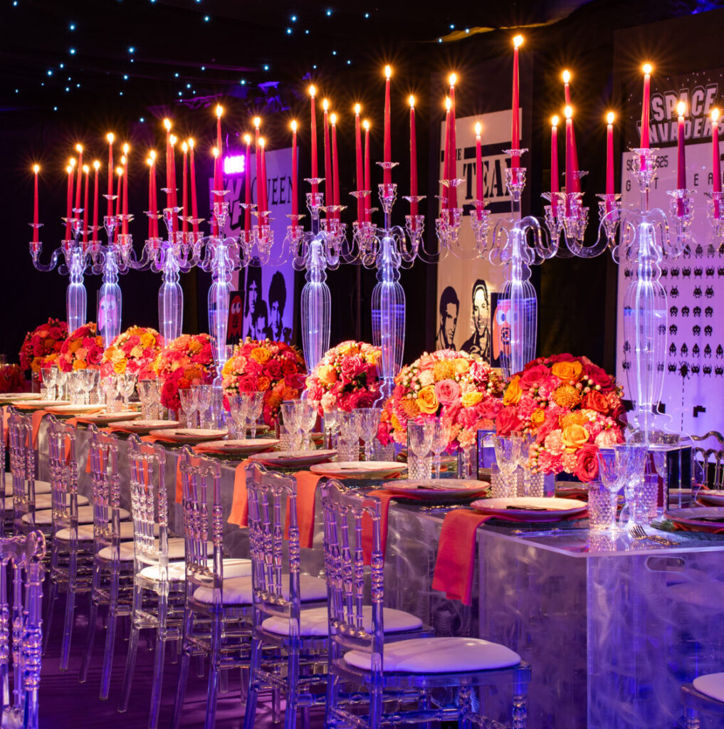 Luxury 80s themed birthday party in the Cotswolds